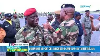 FAC: CEREMONIE DE PORT DES INSIGNES DE GRADE DU 1ER TRIMESTRE 2026