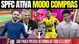 SPFC VAI ÀS COMPRAS NO MERCADO DA BOLA, ACELERA NEGOCIAÇÕES E PROMETE UMA VERDADEIRA RECONSTRUÇÃO DO