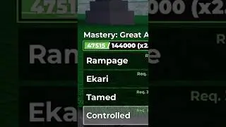 New Ape Mastery Glitch?!