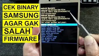 Cara Mengetahui Binary Samsung | Cara Cek Binary HP Samsung Agar Tidak Salah Firmware
