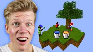 Ik Liet Kijkers Een Skyblock Eiland Voor Me Bouwen!