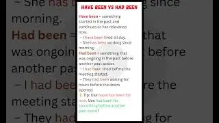 Have Been vs Had Been | What&rsquo;s the Real Difference? 🤔