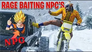 These NPCs forget the meaning of christmas | GTA V ONLINE | NPCS Trolling