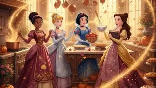 The Four Princesses and the Apple Pie 🥧 Sweet Bedtime Fairytale For Kids ✨ with lesson ⭐