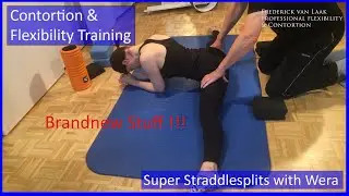 Contortion Training by Flexyart 221: Straddle with Wera - Also for Yoga, Poledance, Ballet, Dance
