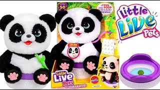 UNBOXING NEW TOY | LITTLE LIVE PETS | MY BABY PANDA| MOOSE TOY| ASMR