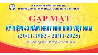VCET | CHƯƠNG TR&Igrave;NH KỶ NIỆM 43 NĂM NG&Agrave;Y NH&Agrave; GI&Aacute;O VIỆT NAM