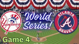 Игра 4 &mdash; &laquo;Янки&raquo; против &laquo;Брейвз&raquo;, решающая битва за мировую серию! 🏆 | OOTP Baseball PC