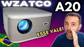Meu TIPO PREFERIDO! Projetor Wzatco A20 Review