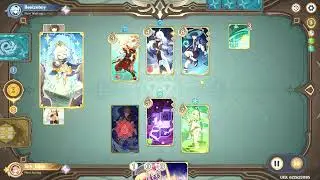 genshin tcg childe cube nahida vs wanderer shenhe swirl