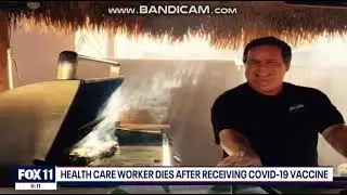 Health care worker dies after second shot of 