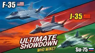 Su-57 vs J-35 vs F-35 | Full 5th-Gen Fighter Comparison 2025