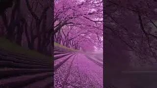 pink forest #pink #forest