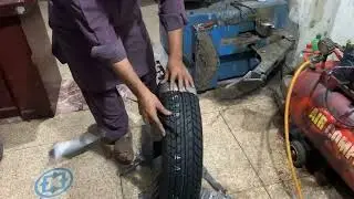 Amazing Technique of Repairing Broken Allory Rim   Restoration Old Alloy Rim of Car