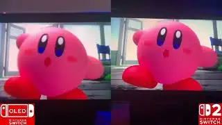 Kirby and the Forgotten Land -Nintendo Switch OLED vs Switch 2