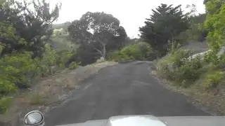 Held Hand Dashboard view of some Drives in St Helena