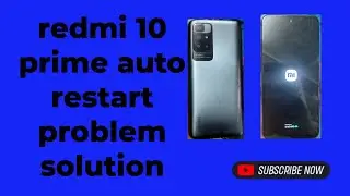 Redmi 10 prime auto restart problem solution/ how to redmi mobile auto on off problem fix