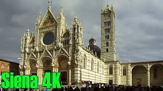 Siena, Italy. Walking tour [4K].