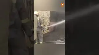 Massive Fire Breaks Out at Thermocol Factory in Moradabad, Firefighters on Scene