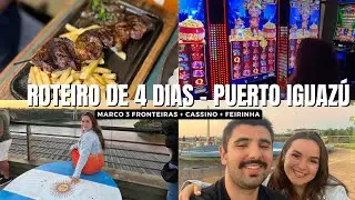PUERTO IGUAZU (ARGENTINA): roteiro de 4 dias + Marco das 3 Fronteiras, cassino e feirinha