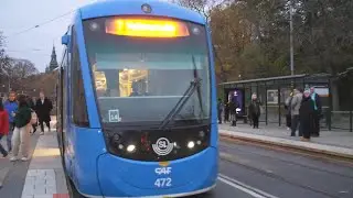 Sweden, Stockholm, tram ride from Gröna Lund to Waldemarsudde