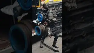 Siap Berangkat... #mesin #perbaikanbus #scania #rakitmesin #mercedesbenz #bus #mekanik #cekengine