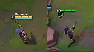 Caitlyn old model vs new TFT model (side by side)