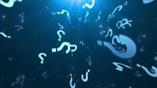 Falling Question Marks Motion Graphics Background - 100% Free Stock Footage No Copyright