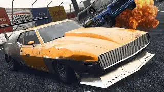 This Multiplayer Race BLOWS YOU UP If You Are Too Slow! - Wreckfest Multiplayer