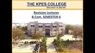THE KPES COLLEGE BCOM SEM-6 CORPORATE A/C LECTURE-7