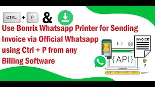 Send Invoice Via Official Whatsapp Cloud API on Bill Printing and Download Invoice Action