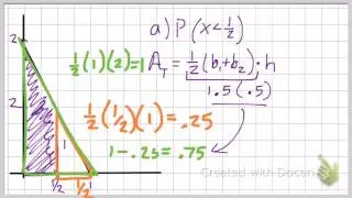 Area under Density Curve ex.7.24