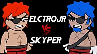 Mini Militia Classic : ElctroJR vs Skyper [ Best Ios Player ] 🔥