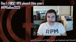 #RPGaDay2023 Day 1 (from Adrian)