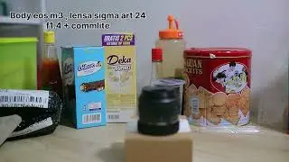 Hasil video dari eos m3 adaptor commlite lensa sigma art f1.4