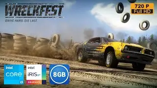 Wreckfest: Intel Core i3-1115G4, 8gb ram 3200mhz, Intel Iris Xe Graphics G4 - Low Settings 720p