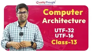 Computer Architecture UTF-32 & UTF-16 Class -13 | Representation Techniques