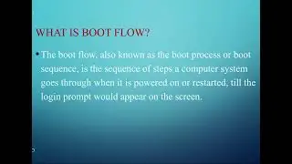 Boot flow of General Purpose Systems#booting #gp systems# booting sequence