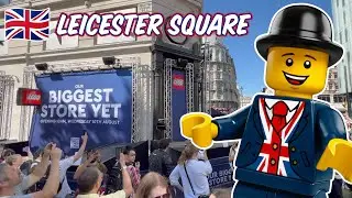 LONDON 🇬🇧 Leicester Square LEGO Store Grand Opening