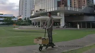 World's first foldable cargo e-scooter launch trailer