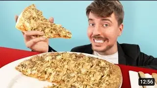 I Ate  A $ 700.000 Golden  Pizza 2024 MrBeast Special  Round