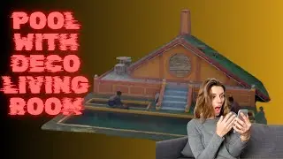 Building Swimming Pool With Deco Living Room | Eco-Friendly Earth Shelter | Natural Pool and Garden