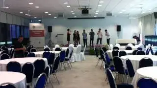 Rehearsal at Singapore Orchid Show Appreciation Dinner