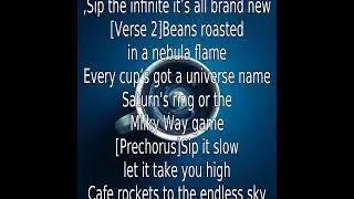Cosmic Brew (Hip-Hop/Rap,Pop,triumph,raw edge,coffee shop ambiance,cafe chill)