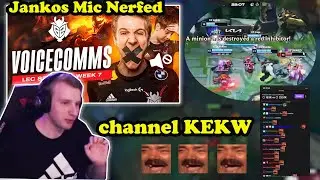 Jankos defended his spears in Jankos Mic Nerfed , making the channel laugh | G2 Jankos stream