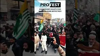 Protest in Mirpur Demanding Ownership Rights for Mangla Dam Affectees