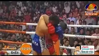Sothy ka ka Khmer vs Kheum Vicheth Thai, Bayon Boxing 2018, 26 Jan 2018