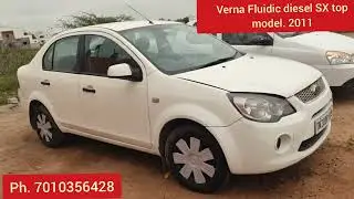 Hyundai Fluidic Verna 2011 diesel SX top end model sale Abi cars arcot one year insurance current 
