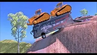 #220 Passenger Bus Driving : Cliffside Chaos Drone Captures the World's Most Dangerous Roads #ets2