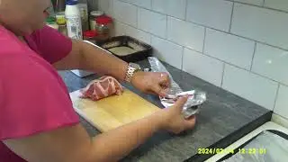 Delicious Chicken Wrap with Potato Bake. Simple home-cooking.